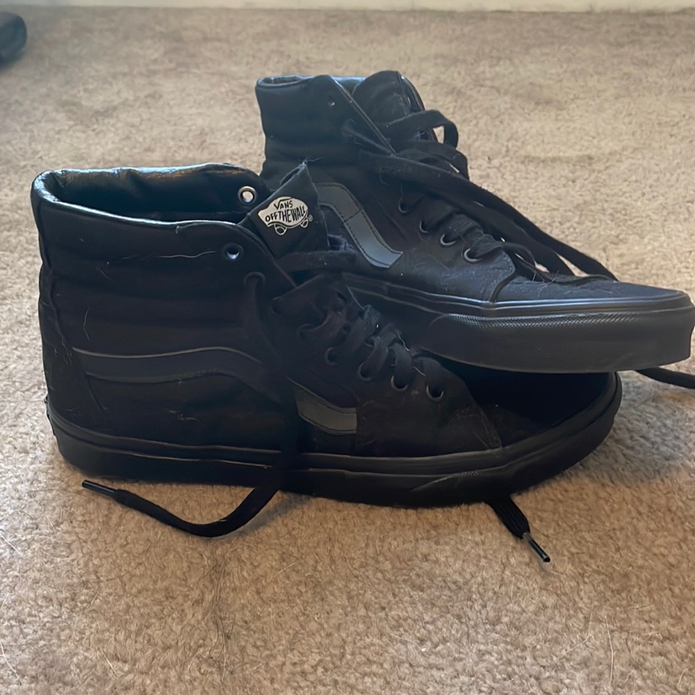 All Black Vans